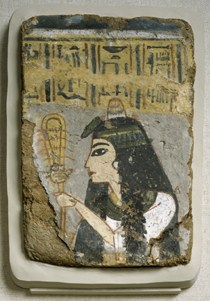A Woman holding a Sistrum, ca. 1250-1200 B.C.E., Walters Art Museum, Baltimore, MD,  32.9